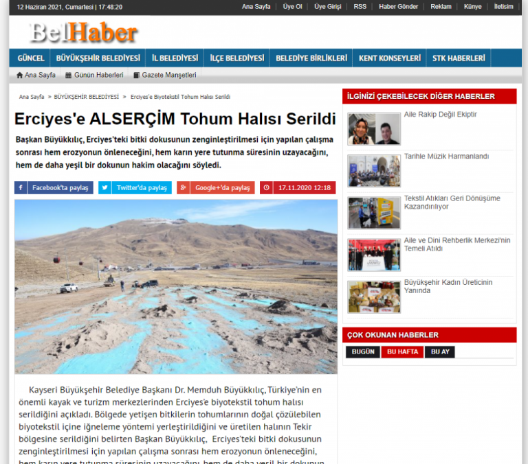 basında biz, doğal tohum halısı, rulo çim